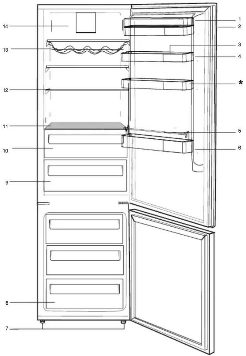 GRUNDIG GKN 16220 FX - Frigorifero - 1