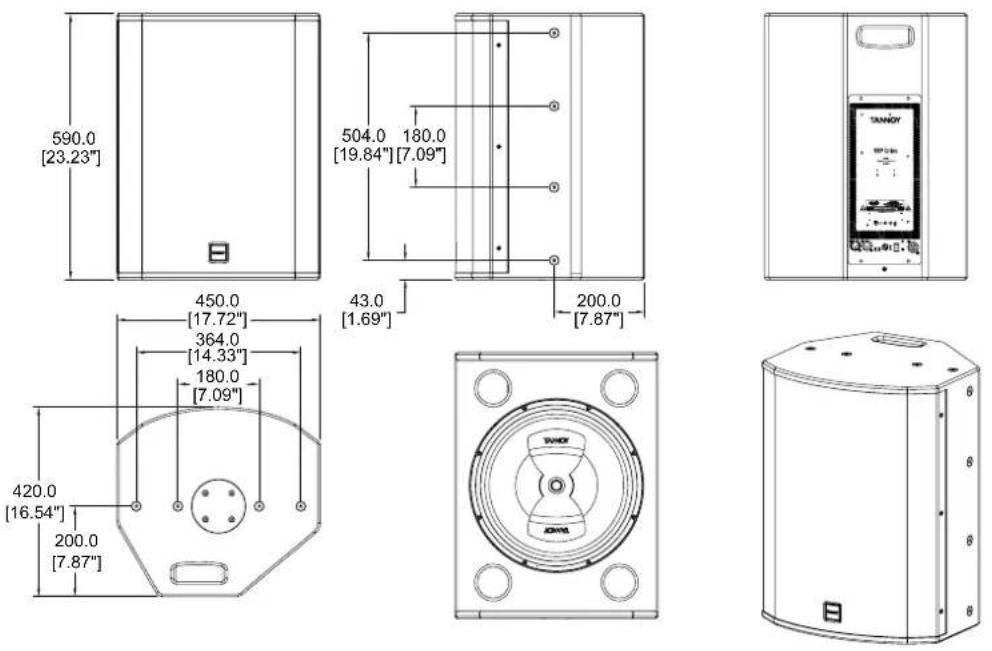 TANNOY VXP 8 - Dimensions - 27