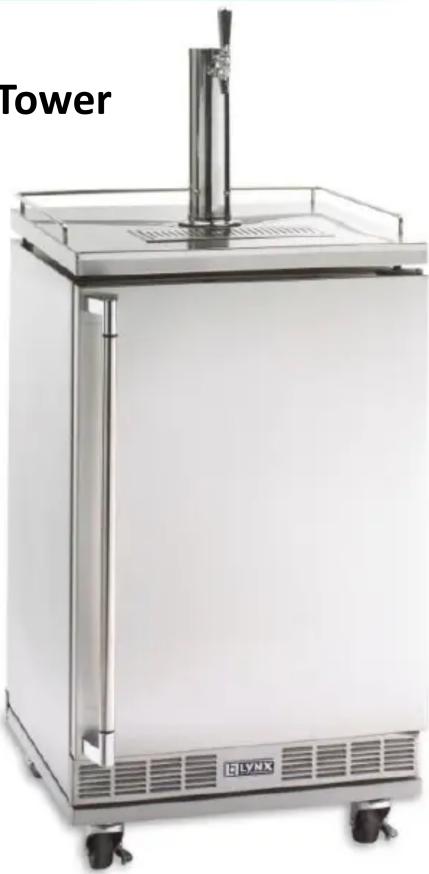 Exterior view of a modern stainless steel water heater with a vertical stand and control panel (no visible text or symbols)