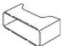 JVC KD-X270BT - Part list for installation - 3