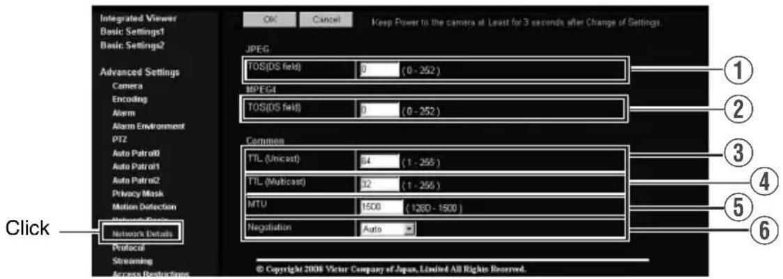 Integrated Viewer Basic Settings1 Basic Settings2 Advanced Settings Camera Encoding Alarm Alarm Environment PTZ Auto Patrol1 Auto Patrol1 Auto Patrol2 Privacy Mask Motion Detection Network Domain Network Details Protocol Streaming Access Restrictions OK Cancel Keep Power to the camera at Least for 3…