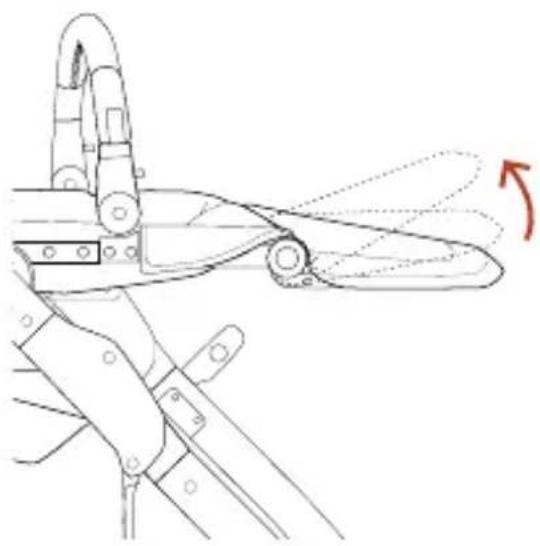 Redsbaby Jive 2 Platinum - Adjusting the footrest - 1