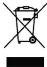 Simple line drawing of a trash bin with crossed lines and a blank rectangular base (no text or symbols)