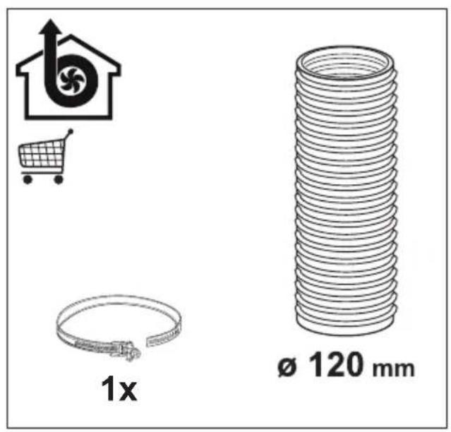 1x Ø 120 mm