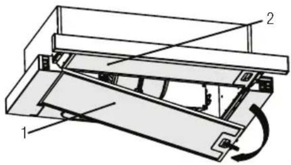 BEKO HNT61210X - Очистка алюминиевого жирового фильтра - 1