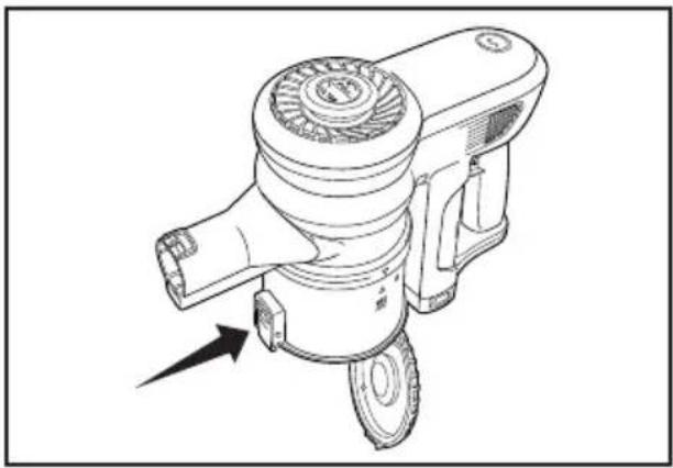 Simplicity S65P - Enlever et replacer le réservoir à poussière (pour le nettoyer) - 1