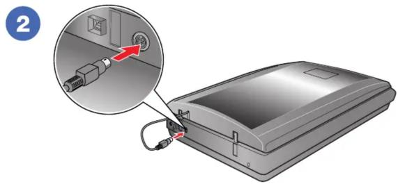 Illustration of a device with an attached cable and connector, showing internal wiring and a magnified view of the cable connection (no text or symbols present).