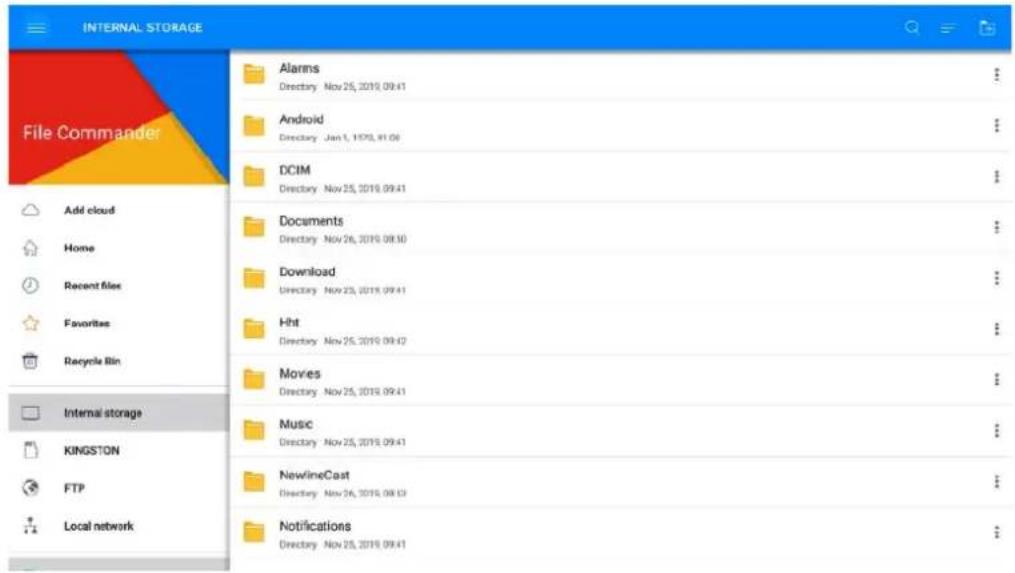 INTERNAL STORAGE File Commander Alarms Directory Nov 25, 2019.09:41 Android Directory Jan 1, 1978.01:06 DCIM Directory Nov 25, 2019.09:41 Documents Directory Nov 26, 2019.09:30 Download Directory Nov 25, 2019.09:41 Hht Directory Nov 25, 2019.09:42 Movies Directory Nov 25, 2019.09:41 Music Directory Nov 25, 2019.09:41 NewlineCast Directory Nov 26, 2019.09:43 Notifications Directory Nov 25, 2019.09:41