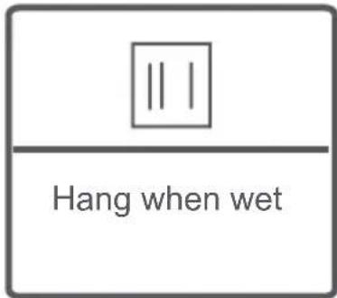 Hang when wet