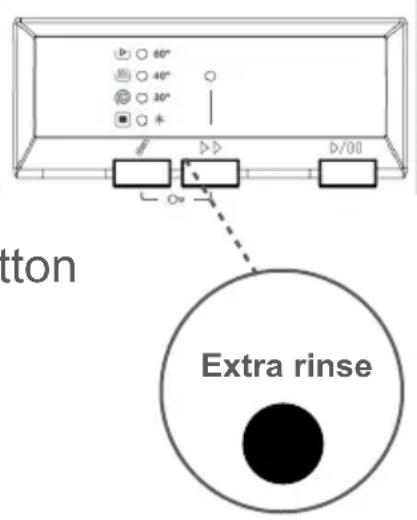 60° 40° 30° D/00 tton Extra rinse