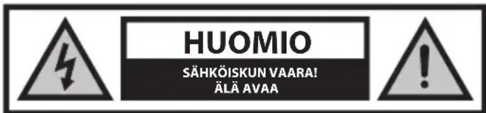 HUOMIO SÄHKÖISKUN VAARA! ÄLÄ AVAA