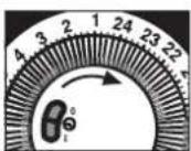 SILVERCREST SKT 2000 B1 - Setting the heating time - 1