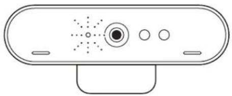Line drawing of a stylized video camera with lens, buttons, and screen (no text or symbols)