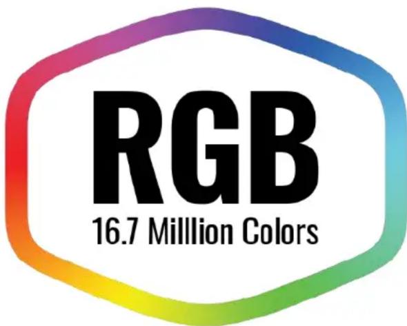 RGB 16.7 Million Colors