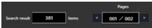 Search result 381 items Pages 001 / 002 >