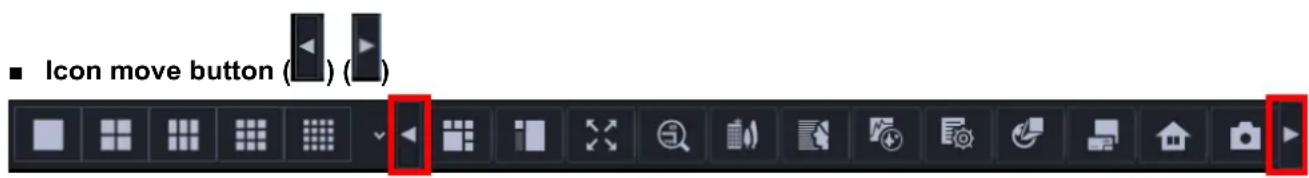 Icon move button ( ) ( )
