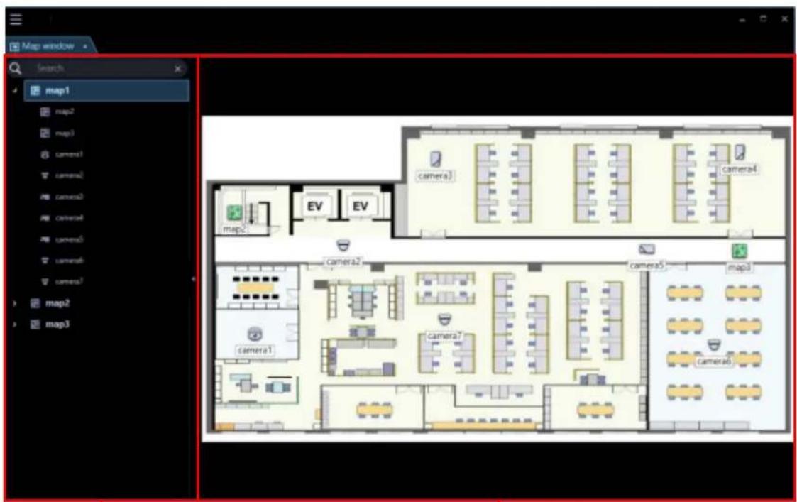 PANASONIC WV-ASM300W - Use the map window 4.4. How to launch the map window 4.4.1. - 2