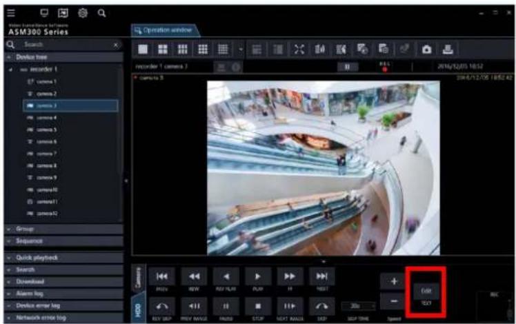 Video volume/force software ASM300 Series Operation window Search Device tree recorder 1 image 1 image 2 image 3 image 4 image 5 image 6 image 7 image 8 image 9 image10 image11 image12 Group Sequence Quick playback Search Download Alert log Device error log Network error log Audio HDD recorder 1 cam…