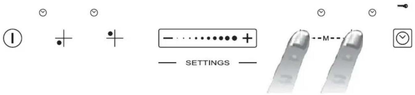 (I) + + - ...+ -M —— SETTINGS ———