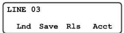 LINE 03 Lnd Save Rls Acct