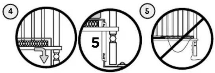 Diagram illustrating three different mechanical or electrical safety rules: no protection, no valve, and one without valve.