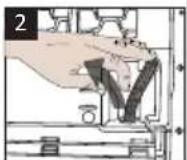 BEKO DH 10413 GAO - Connecting the water drain hose - 2