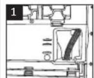 BEKO DH 10413 GAO - Connecting the water drain hose - 1