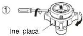 LG F14A8TDA - Tip C: Efectuarea racordului furtunului cu fixare prin atingere la robinetul fără fillet - 1