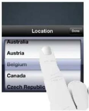 Location Done Australia Austria Belgium Canada Czech Republic