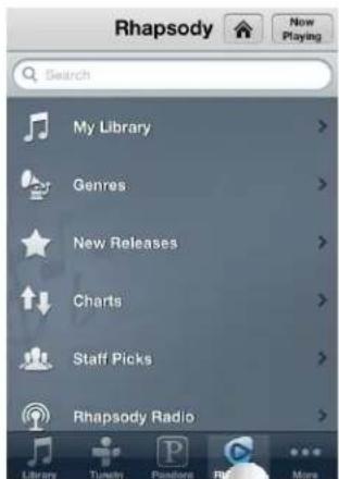 Rhapsody Search My Library Genres New Releases Charts Staff Picks Rhapsody Radio