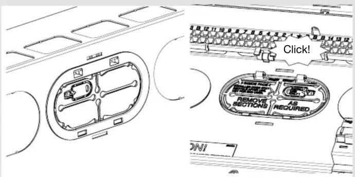 Click! AS REQUIRED REMOVE SECTIONS AS REQUIRED