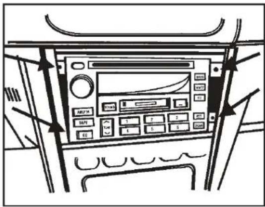 Diagram of a car's front panel with labeled buttons and indicators for motor, battery, and control panels