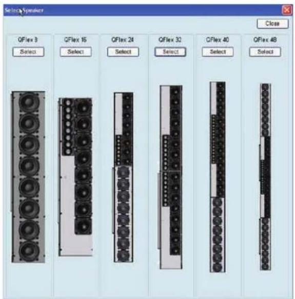 Select System QFlex 3 Select QFlex 16 Select QFlex 24 Select QFlex 32 Select QFlex 40 Select QFlex 48 Select Close