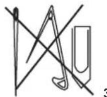 Pure mechanical diagram showing intersecting lines and a U-shaped component (no text or symbols)