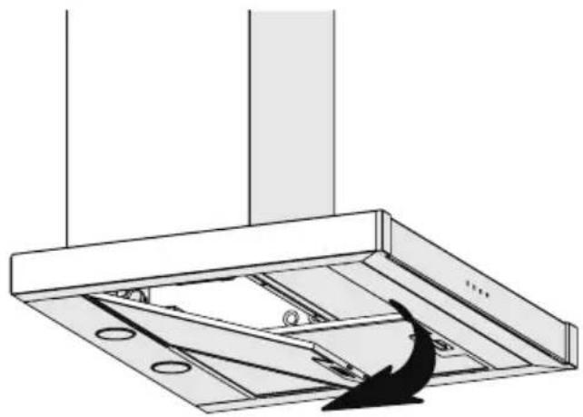 GRUNDIG GDKP2460BC - Curățarea filtrelor de grăsime din aluminiu - 1