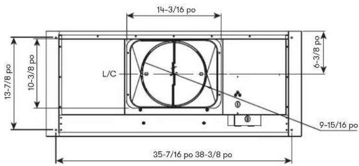 14-3/16 po 13-7/8 po 10-3/8 po L/C 6-3/8 po 9-15/16 po 35-7/16 po 38-3/8 po