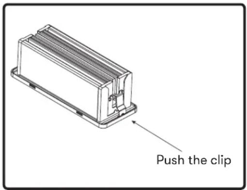 Push the clip