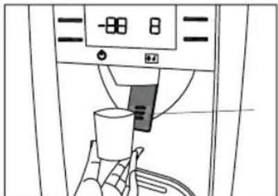 HOTPOINT SXBHAE 924 WD - Dispensando agua y hielo - 4