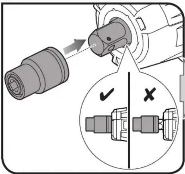 Technical diagram showing mechanical assembly with labeled parts and checkmark/unknown indicators