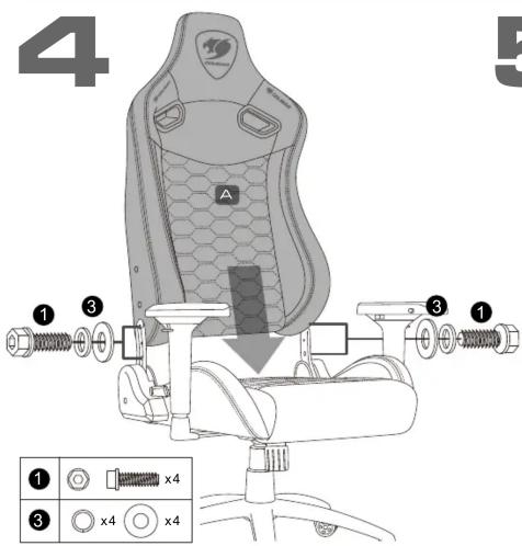 4 5 ① ③ ③ ① ① x4 ③ x4 x4