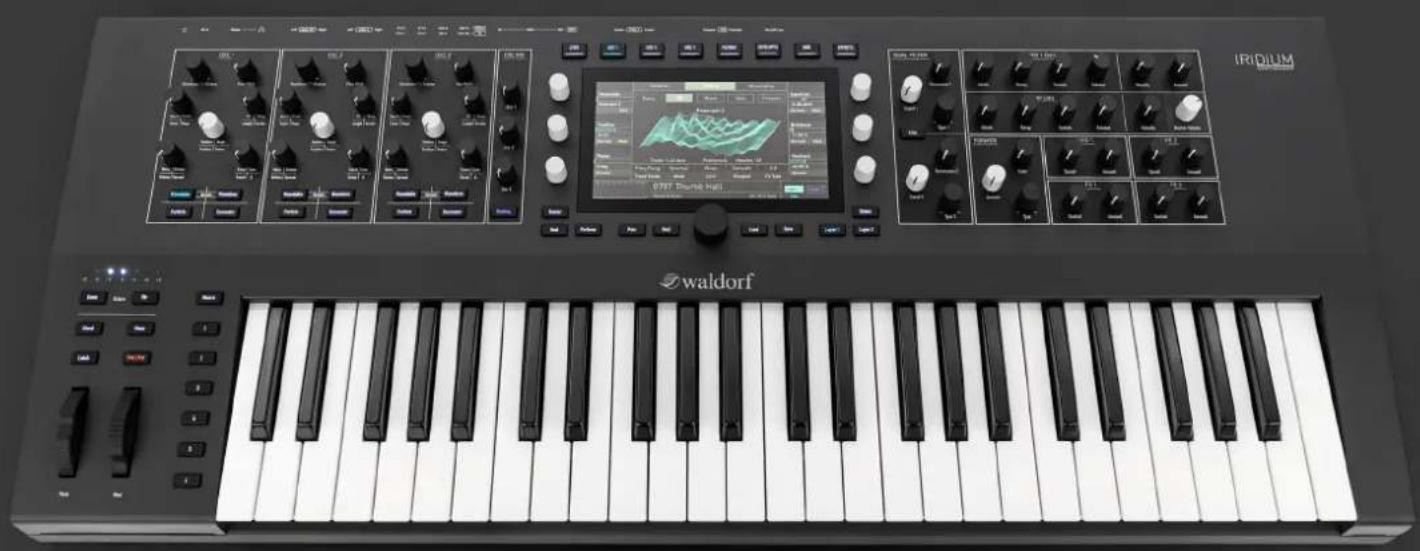 WALDORF Iridium - SYNTHESIZER - 1