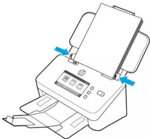 Line drawing of a printer with paper feed and digital display (no text or symbols)