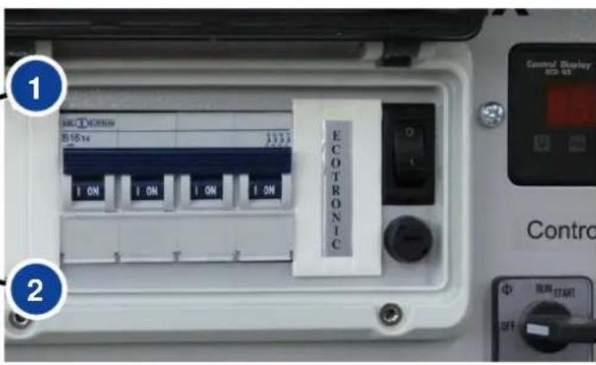 1 E C O T R O N I C 2 Control Display DC-03 OFF OFF START