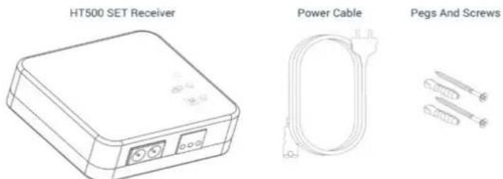 HT500 SET Receiver Power Cable Pegs And Screws