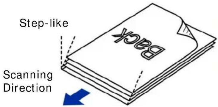 Step-like Scanning Direction