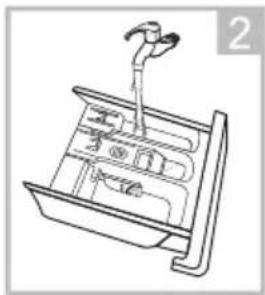 NEVIR NVR-4723-8K 1400B - Clean The Detergent Dispenser - 2