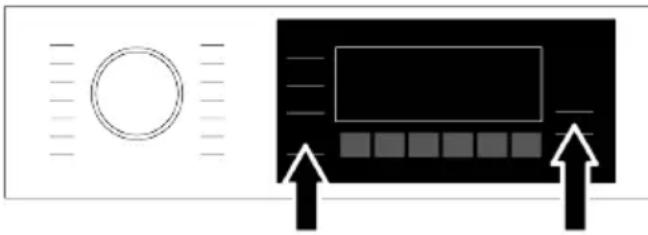 Diagram showing a circular component and a monitor with arrows pointing to it, no text or symbols present.