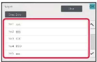 Direct Entry No1 AAA No2 EDD No3 CXX No4 DDD No5 FFF