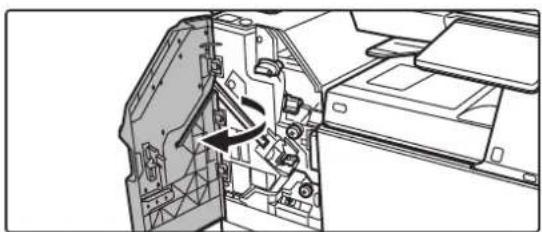 Technical line drawing of a mechanical assembly.