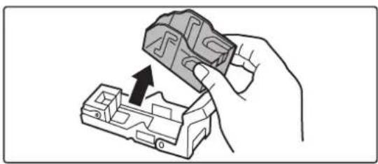 Hand holding a mechanical component with an arrow indicating assembly or insertion (no text or symbols visible).